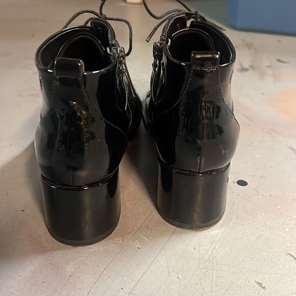 Size 4.5 Black Patent Leather Gerry Weber Loafers - Picture 3 of 6